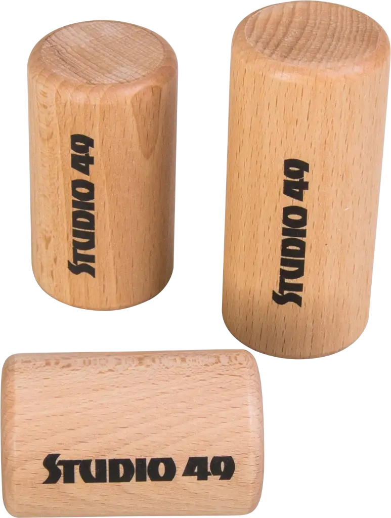 Shaker set with 3 different tones