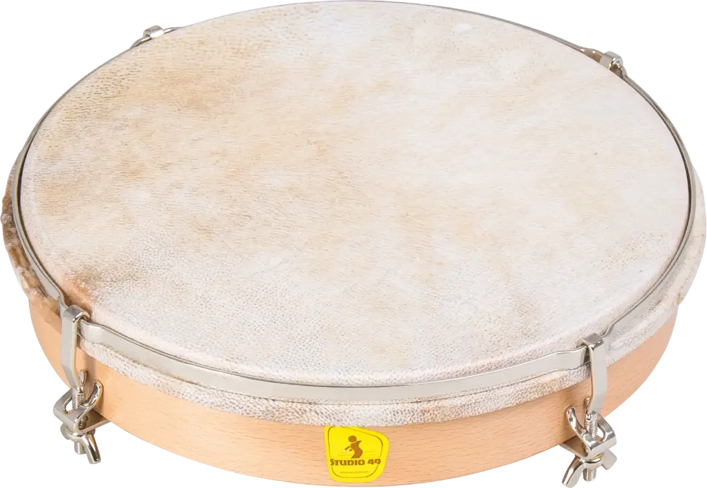 Rahmentrommel Ø 25 cm mit spannbarem Naturfell