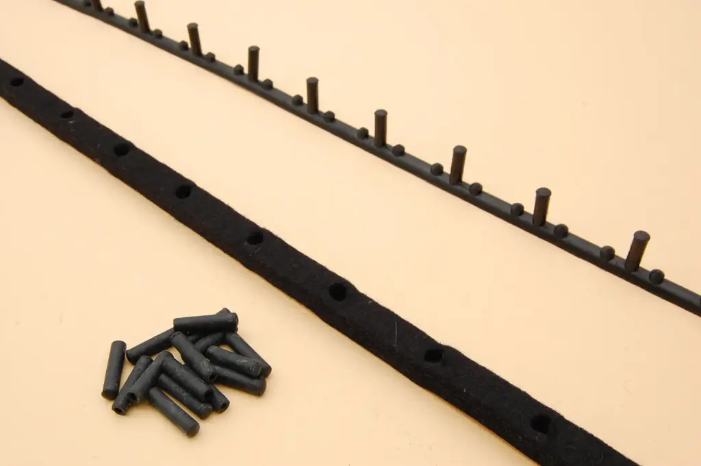 tubing for soprano and alto metallophone (outside of wood, inside of plastic)