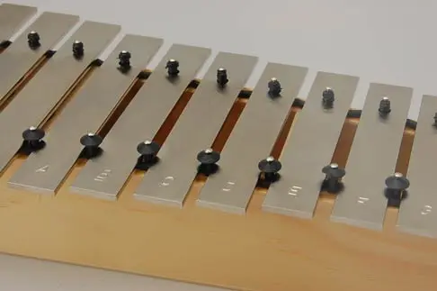 (AG-01) Ersatzstab für Glockenspiel, silber-grau, 20 x 3 mm