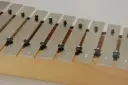 (AG-01) Ersatzstab für Glockenspiel, silber-grau, 20 x 3 mm