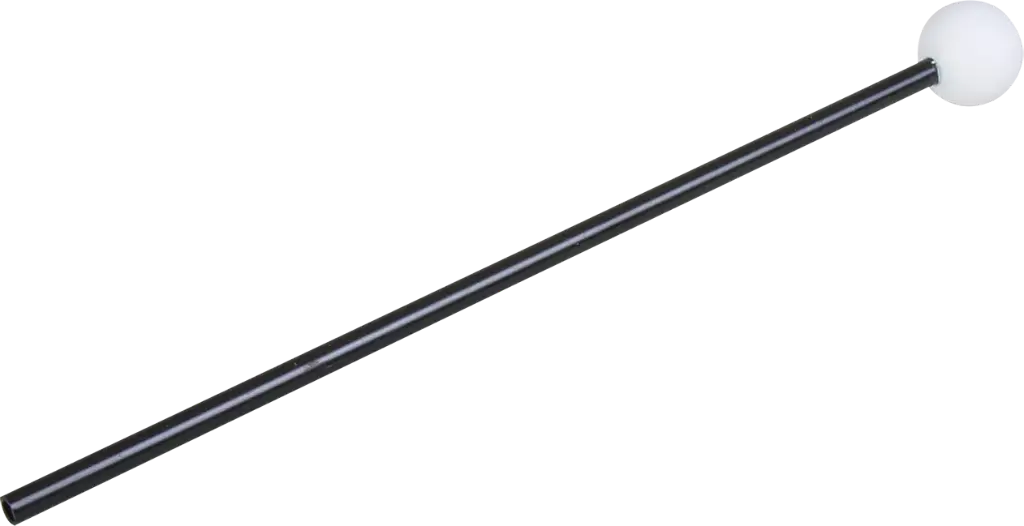 1 Schlägel, Hartgummi-Kopf, hart, 22cm