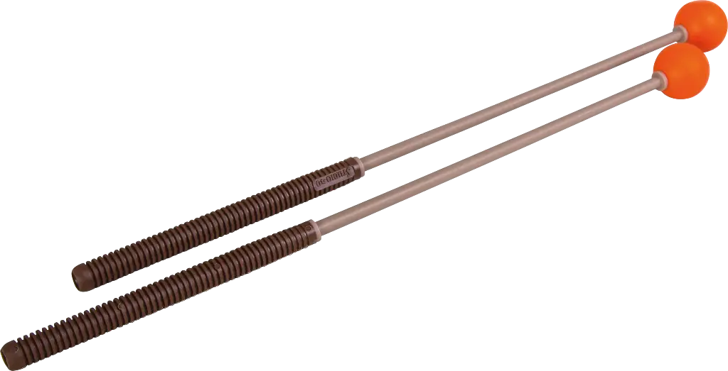 2 Schlägel, Gummikopf, hart, 32cm