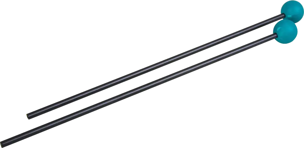 2 Schlägel, Gummikopf, mittelhart, 28cm