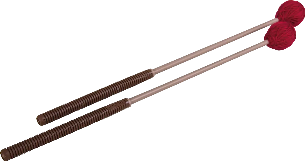2 mallets, wool-wrapped-head, medium-hard, 32cm