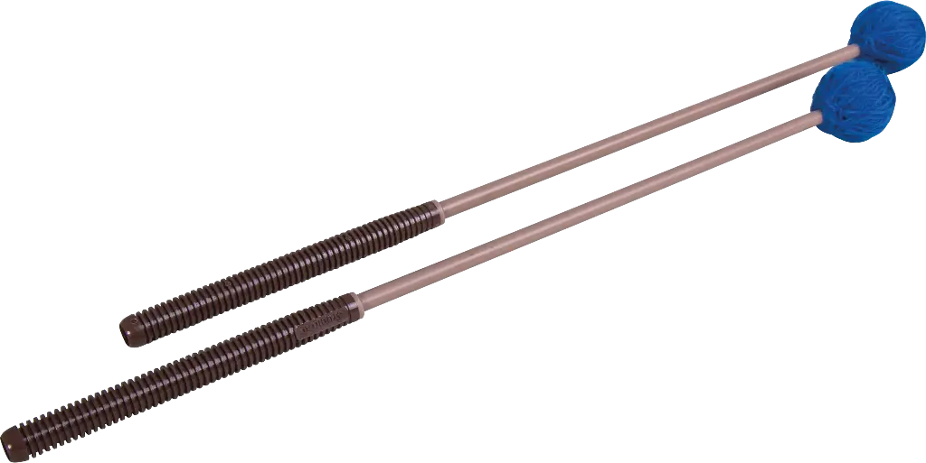 2 Schlägel, Wollfadenkopf, weich, 36cm