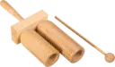 Wooden Agogo inkl. 1 Schlägel *