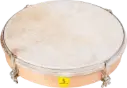 Rahmentrommel Ø 25 cm mit spannbarem Naturfell