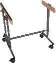 Fahrbarer Ständer (zweireihig)