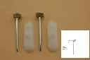 2 Auflageformteile für Sopran und Alt-Klangbausteine