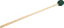 1 Schlägel, Wollfadenkopf, 43cm